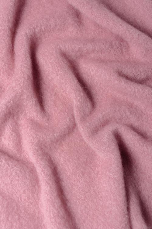 Pink mohair throws by Gorgeous Creatures