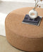 Fabric Ottoman Round Drum #2 100x100x40cm