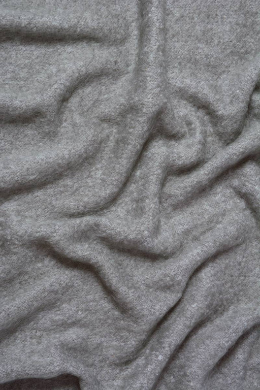 Windermere Pewter Grey Mohair Chair Texture