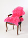 Bright Hot Pink Sheepskin Rug 