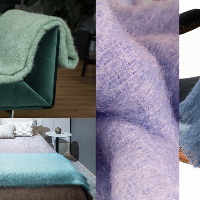 Mohair throw blankets by Gorgeous Creatures