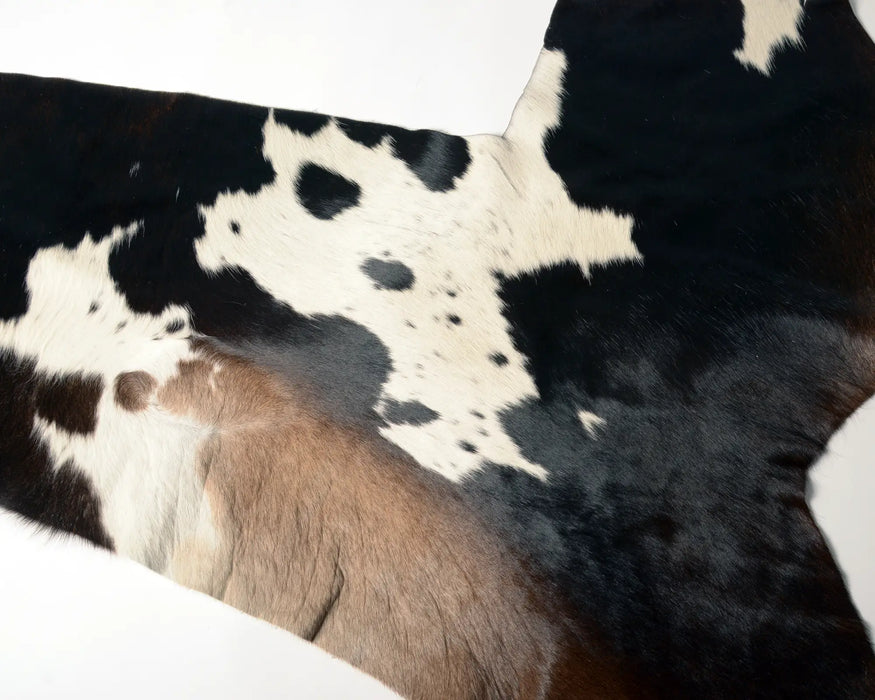 Bag 4 - Cowhide Off-Cuts Dark Choc & White