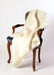 Windermere Cream Mohair Chair Throw