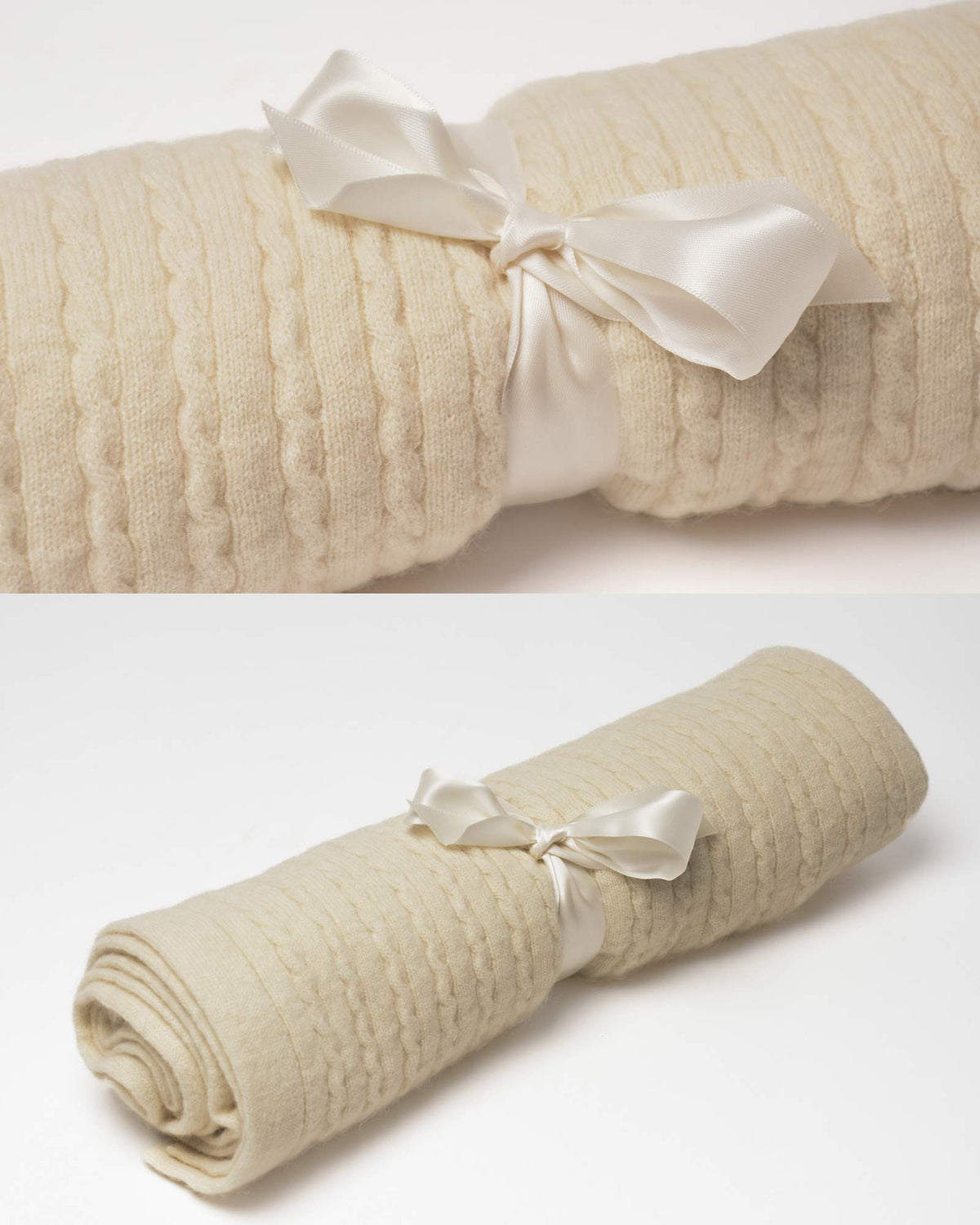 NZ Possum Merino Wool Baby Blankets in Cream — Creatures