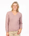 NB396 lily pink womens possum merino sweater NZ made
