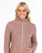 NS832 womens possum merino jacket in lily pink
