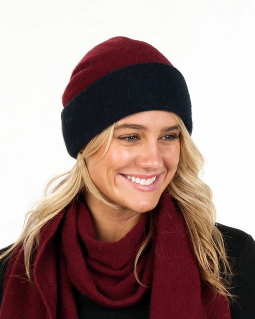 NX740 reversible possum merino wool beanie
