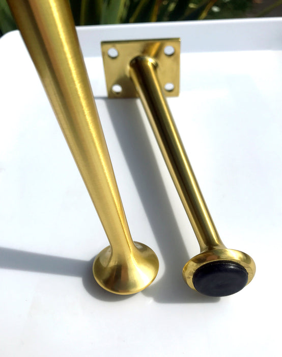 Gold metal furniture legs gold MSVN1GOLD