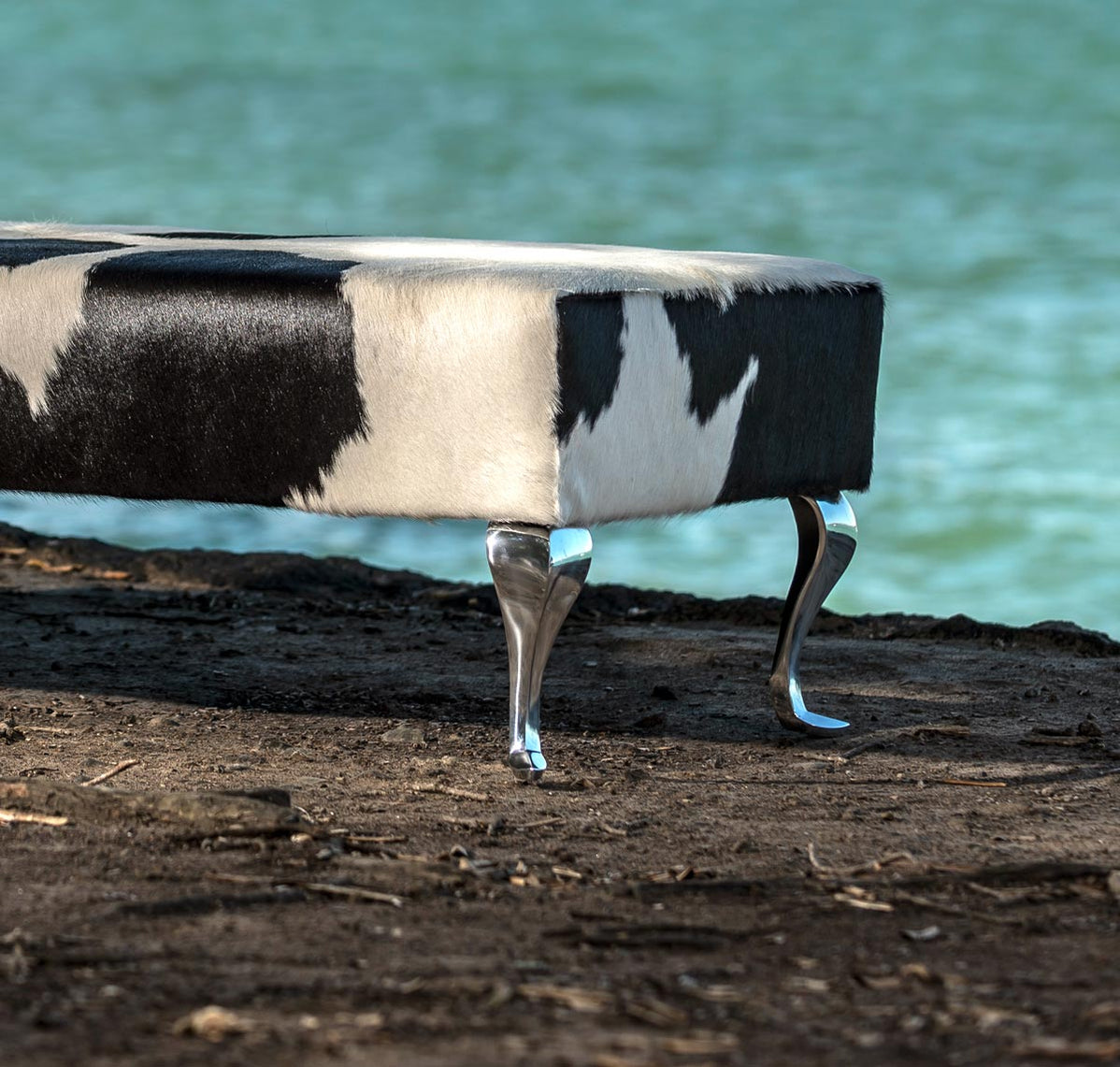 Bench Cowhide Ottomans Cowhide Ottoman New Zealand — Creatures