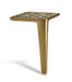 Borsari gold furniture leg 15cm tall