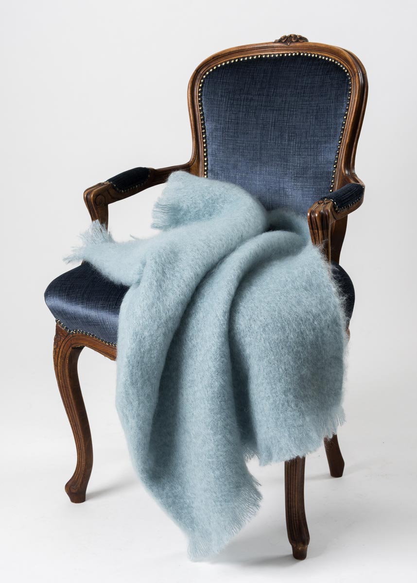 Pastel Mohair Throws