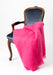 Windermere hot pink mohair throw blanket