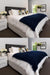 Mohair Throw Blanket NZ made Windermere Navy Blue