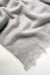 Windermere Silver Light Grey Mohair Throw Blanket