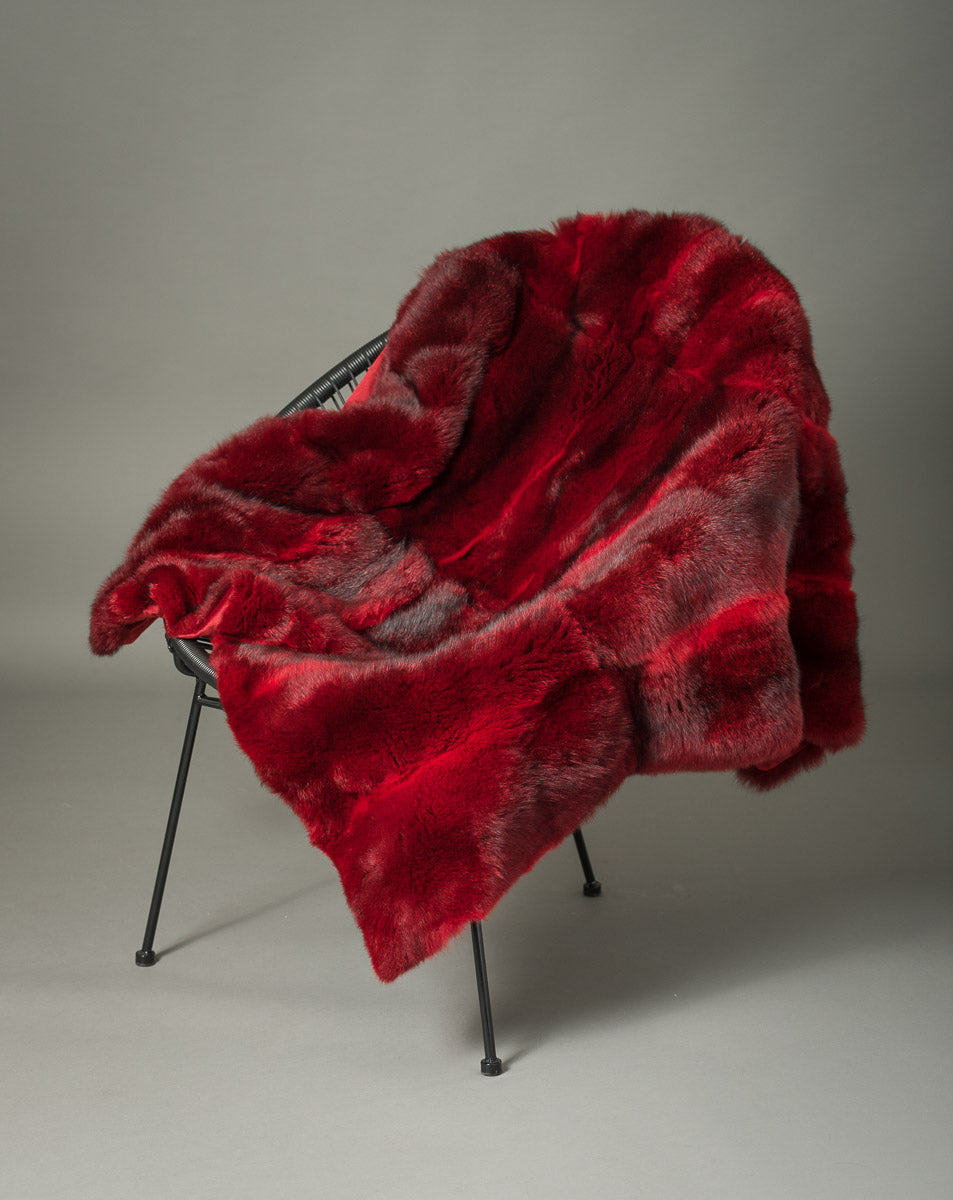 Red Possum Fur Throw Real Fur Throws NZ Made — Creatures